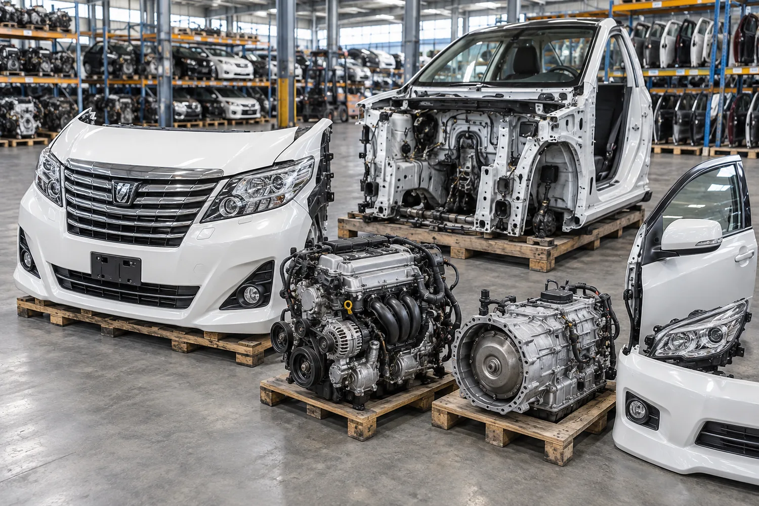 Illustrative Japanese used auto parts sourcing examples